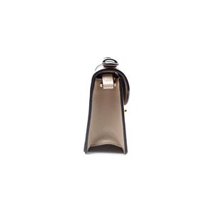 Pre-Owned Gucci Bamboo Night Mini White Coated Canvas Shoulder Bag