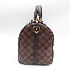 Pre-owned Louis Vuitton Speedy 30 Brown Calfskin Shoulder Bag
