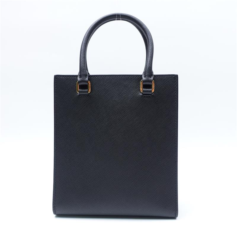 Pre-owned Prada Black Calfskin Shoulder Bag