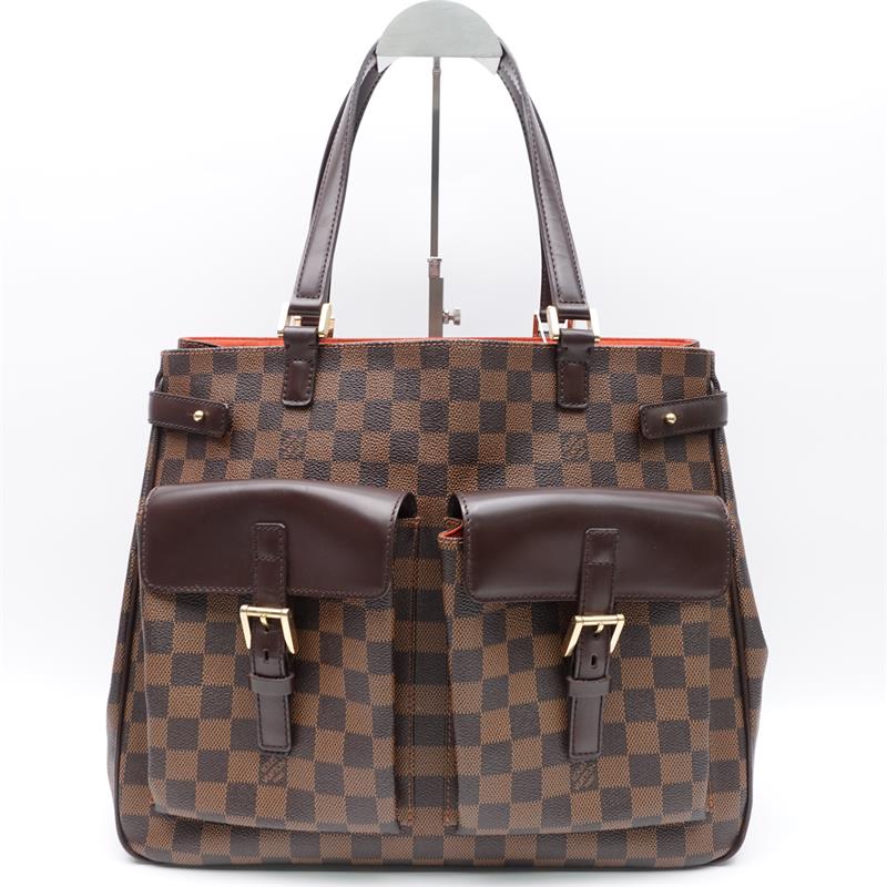 Pre-owned Louis Vuitton Uzes Damier Eben Coated Canvas Shoulder Bag
