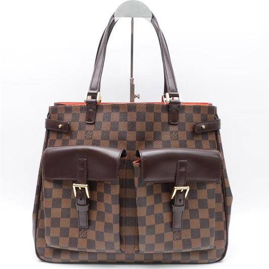 Pre-owned Louis Vuitton Uzes Damier Eben Coated Canvas Shoulder Bag