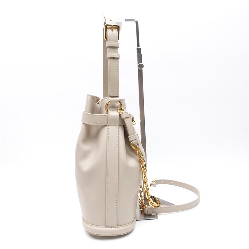Pre-owned Dior C'est Dior Cream Calfskin Shoulder Bag