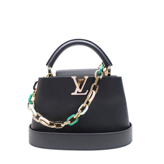 Pre-owned Louis Vuitton Capucines BB Calfskin Shoulder Bag