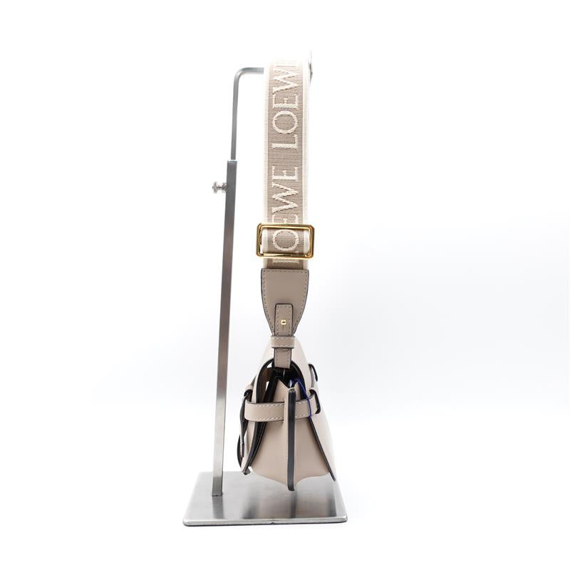 Pre-owned Loewe Gate Mini Grey Calfskin Shoulder Bag