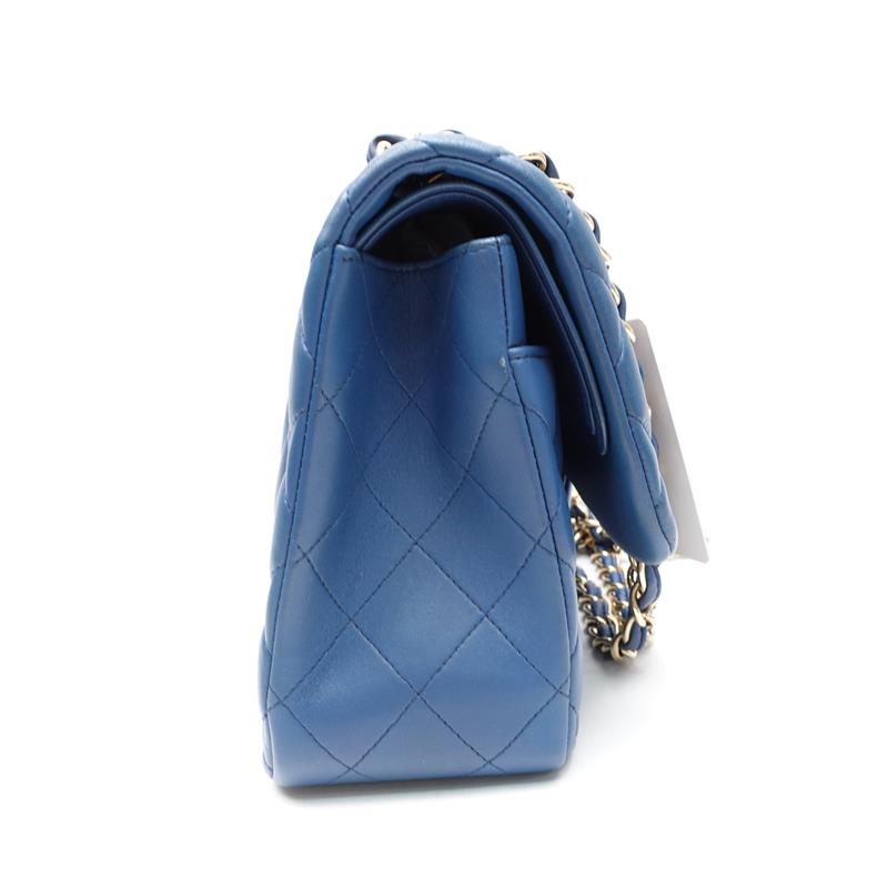 [Deal] Chanel Jumbo Blue Lambskin Shoulder Bag