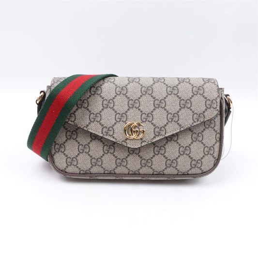 [DEAL] Pre-owned Ophidia Brown Coated Canvas Shoulder Bag
