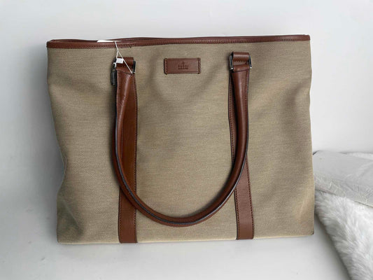 Pre-Owned Gucci Beige Canvas Tote Bag