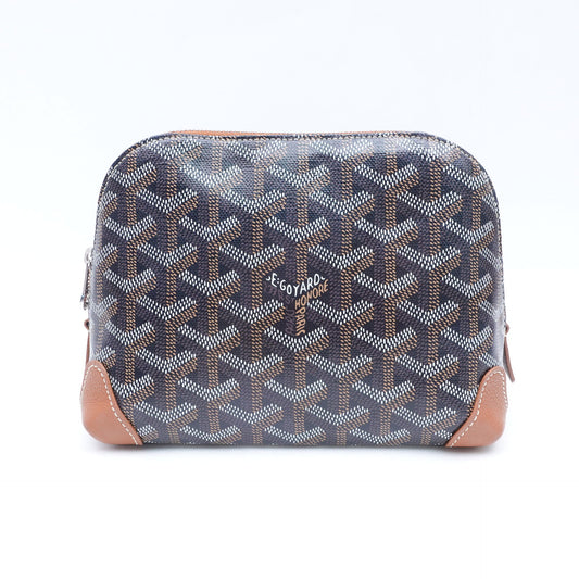 Pre-owned Goyard Vendome Monogram Coated Canvas Clutch