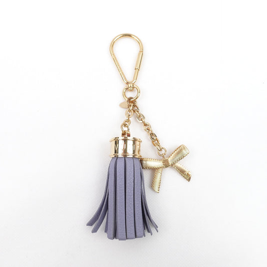 Pre-owned Louis Vuitton Blue Leather Bag Charm