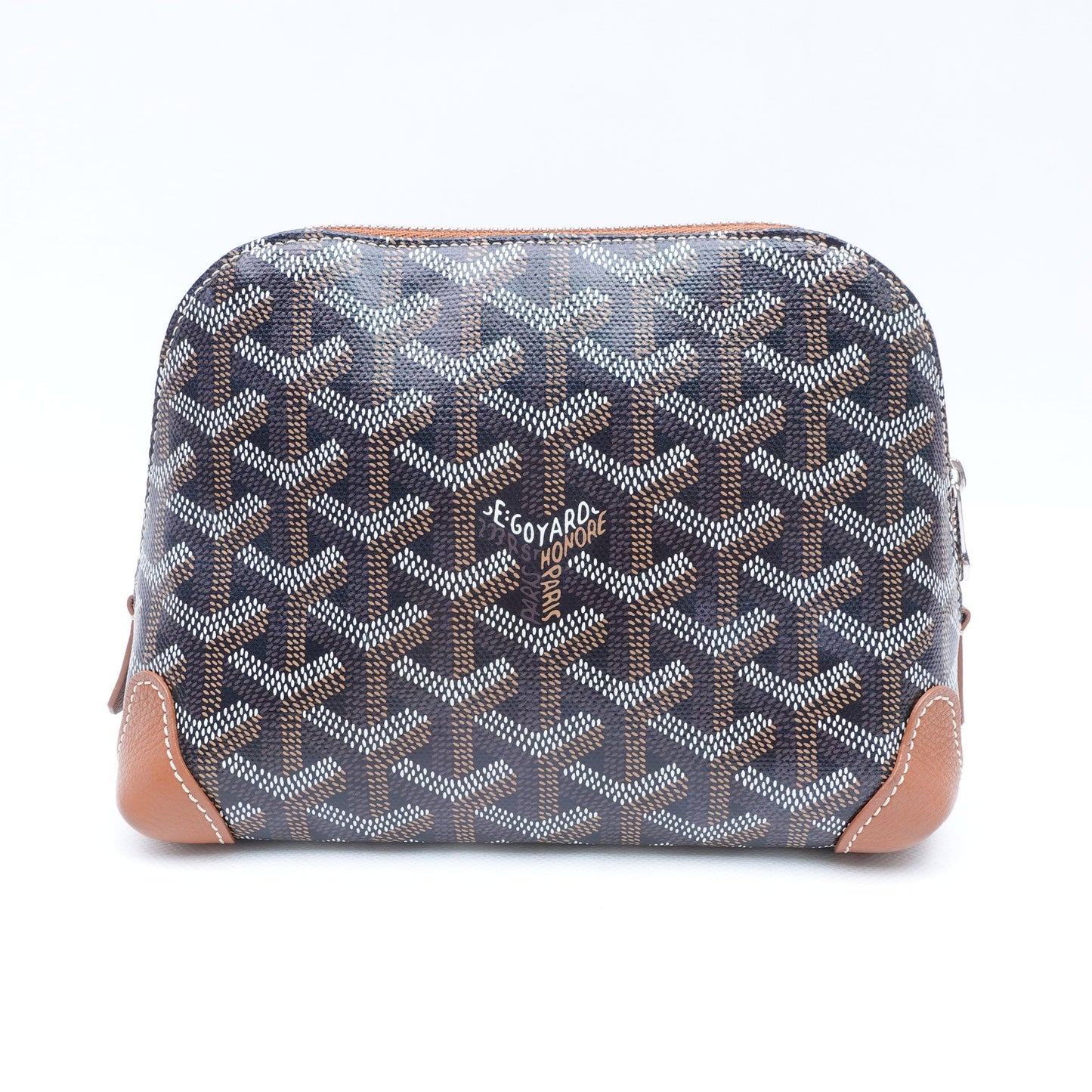 Pre-owned Goyard Vendome Monogram Coated Canvas Clutch