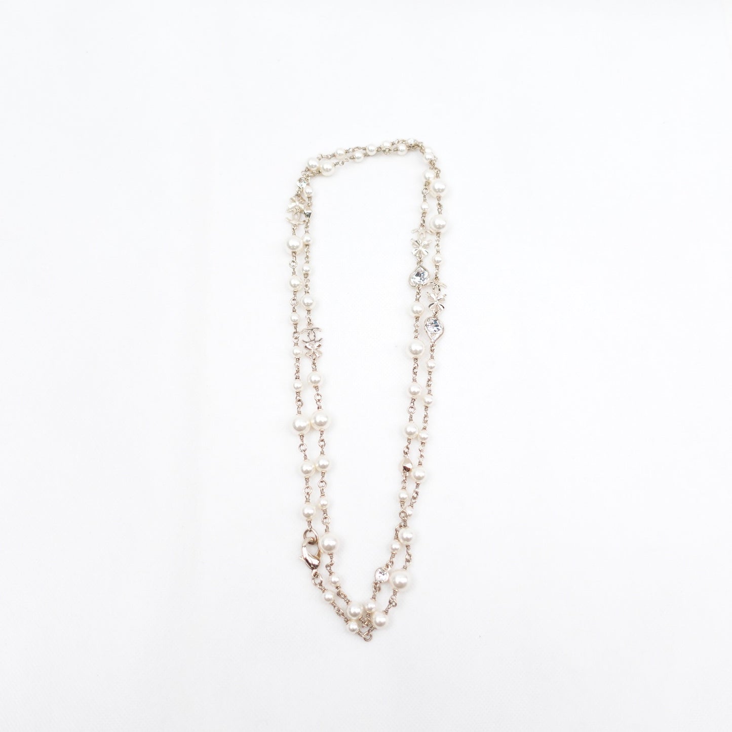 Pre-owned Chanel Gold Pearl Necklace