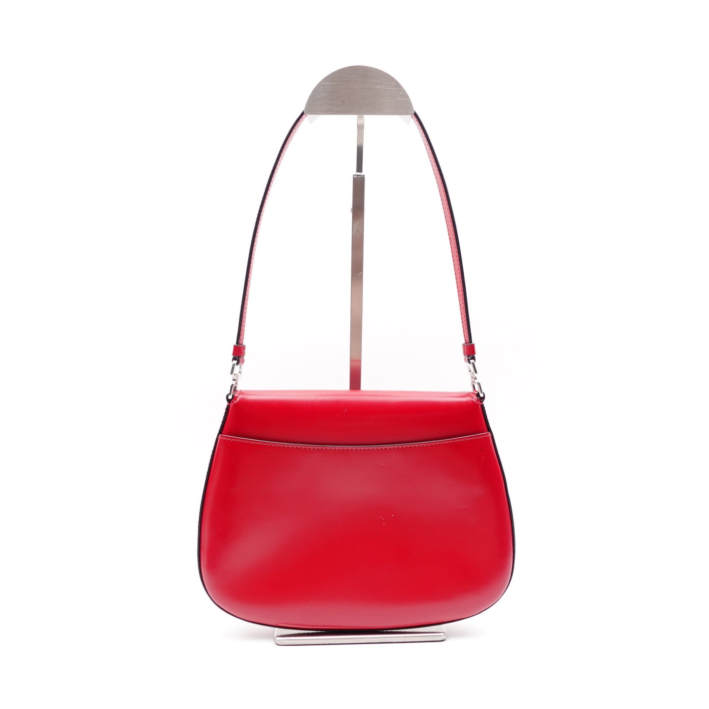 Pre-owned Prada Cleo Red Patent Shoulder Bag