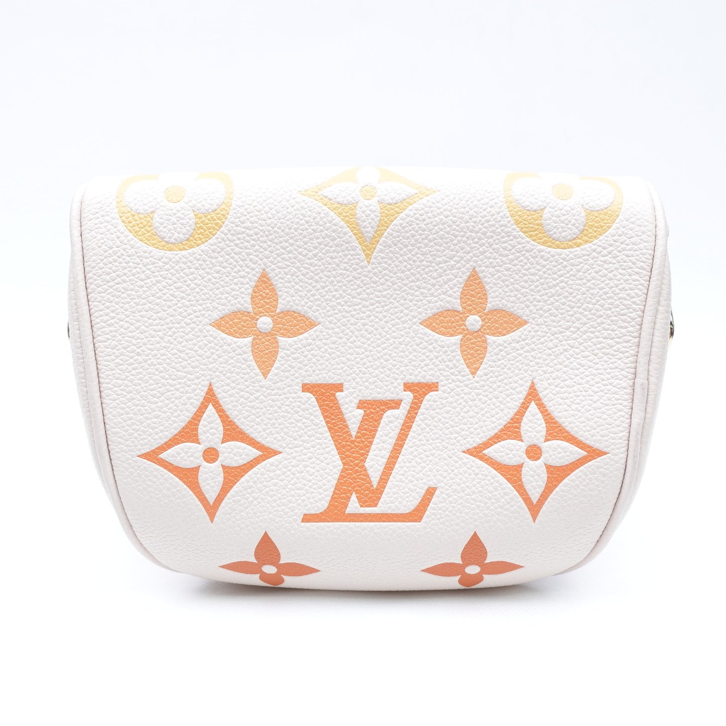 Pre-owned Louis Vuitton Beige & Monogram Calfskin Bumbag