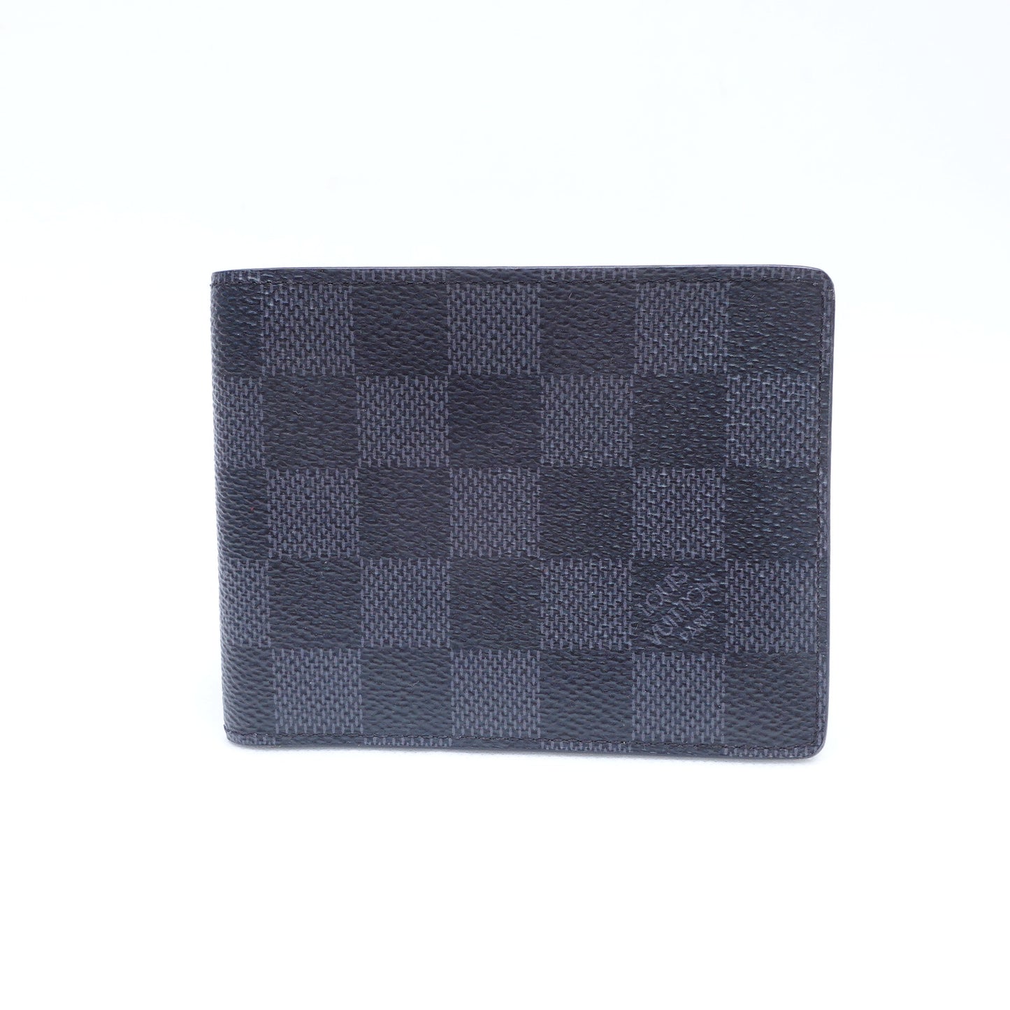 Pre-Owned Louis Vuitton Muitiple Black Ebene Coated Canvas Wallet