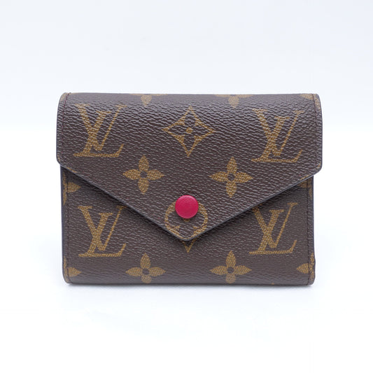 Pre-owned Louis Vuitton Victorine Monogram Coated Canvas Wallet T10296694