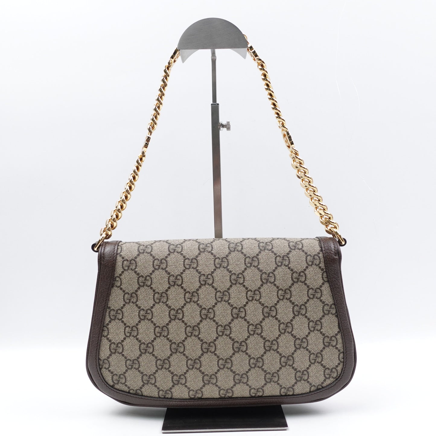 Pre-Owned Gucci Blondie Brown Coated Canvas Shoulder Bag
