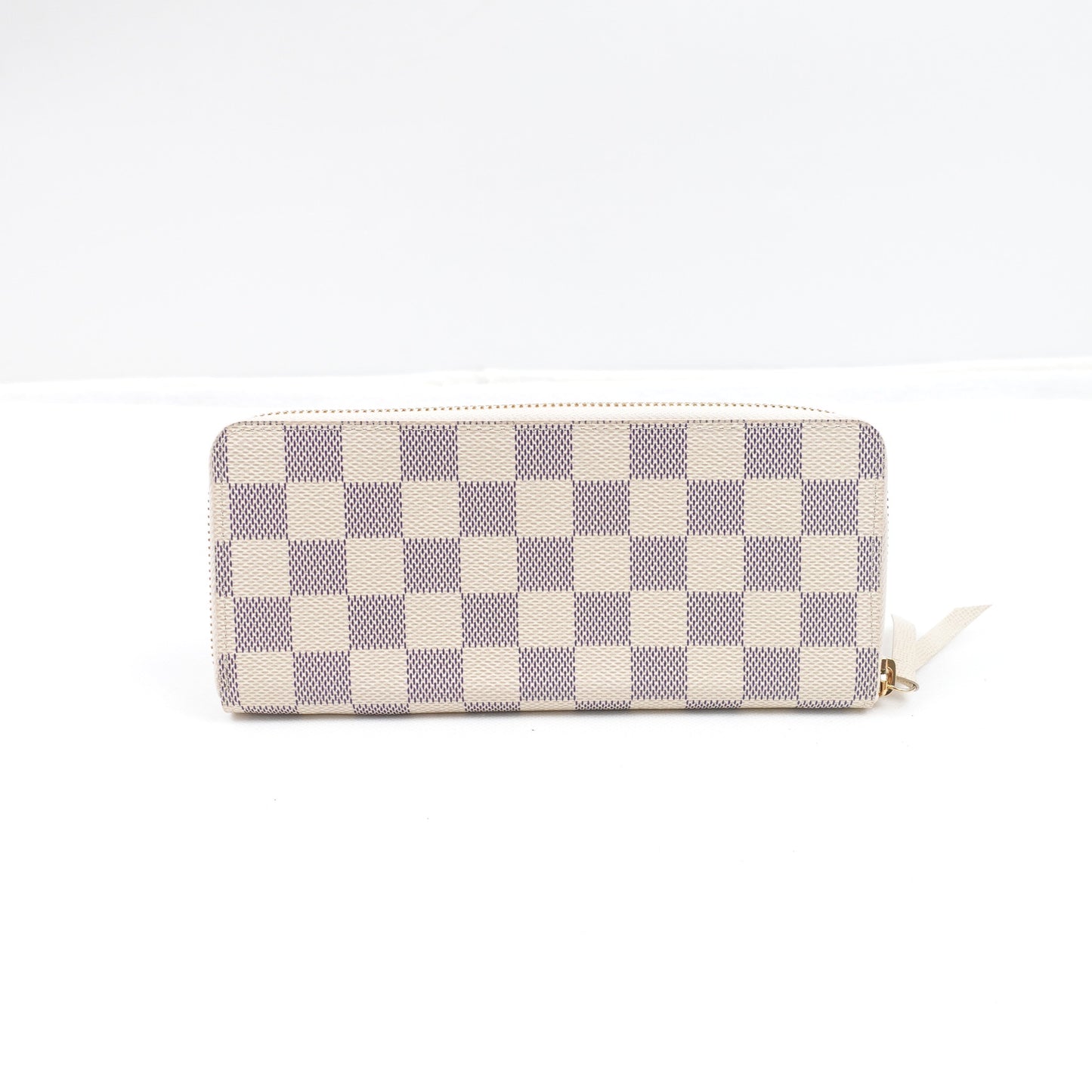 Pre-Owned Louis Vuitton Clemence Azur Ebene Coated Canvas Wallet