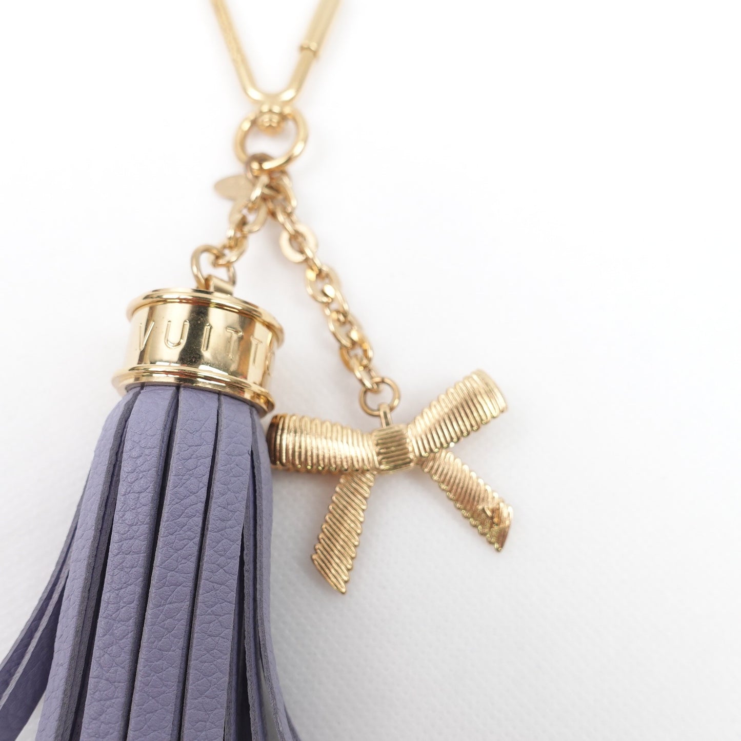 Pre-owned Louis Vuitton Blue Leather Bag Charm