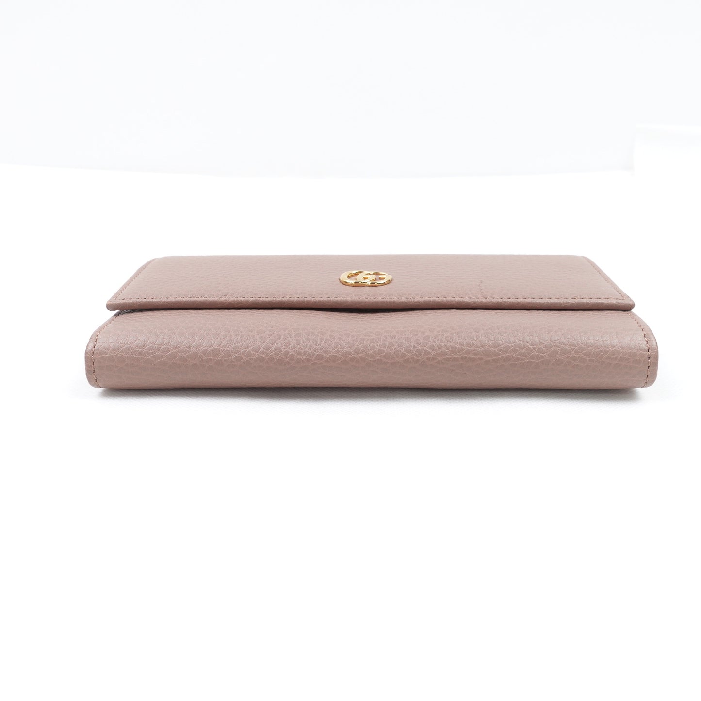 Pre-owned Gucci GG Milktea Calfskin Wallet