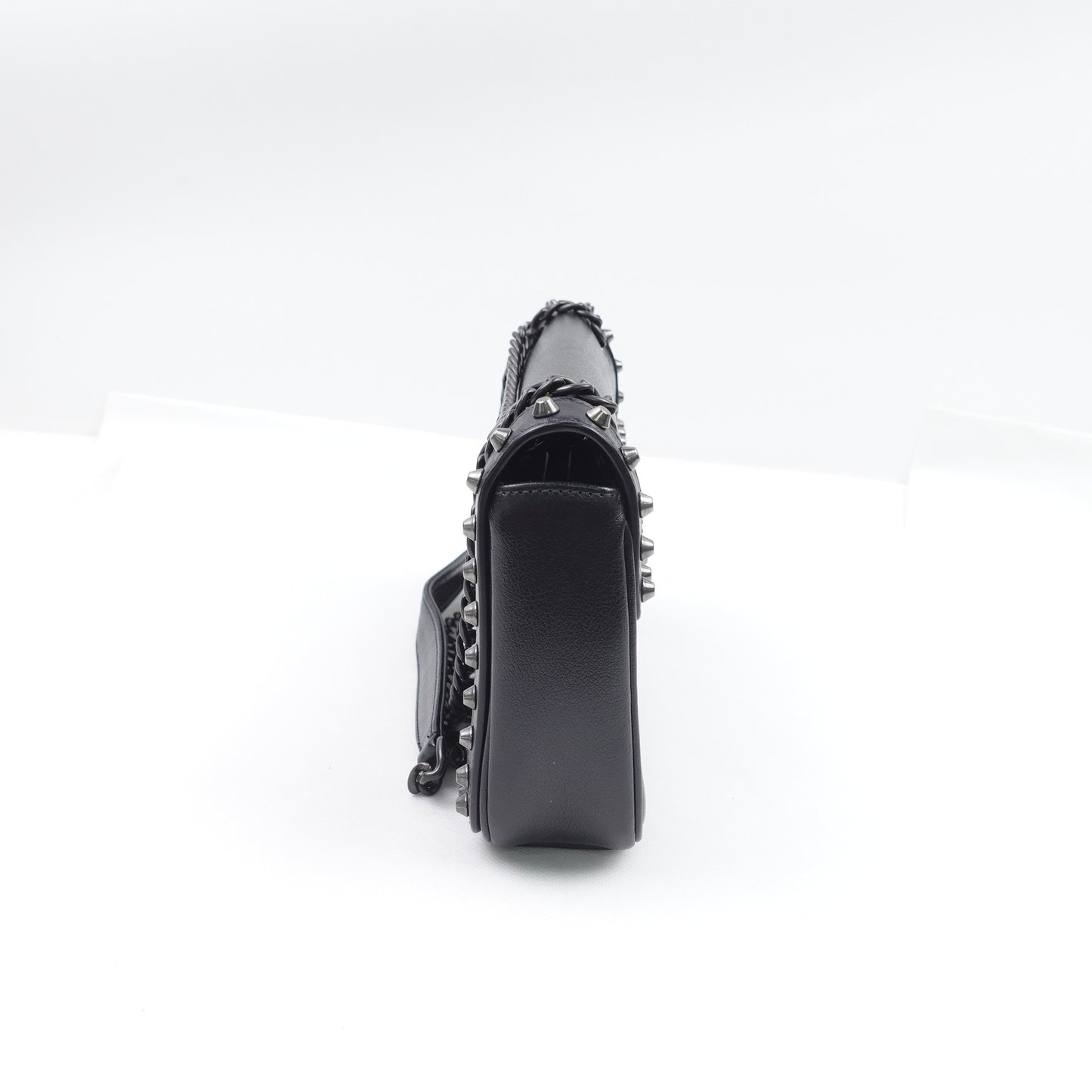 Pre-owned Prada Black Calfskin Shoulder Bag