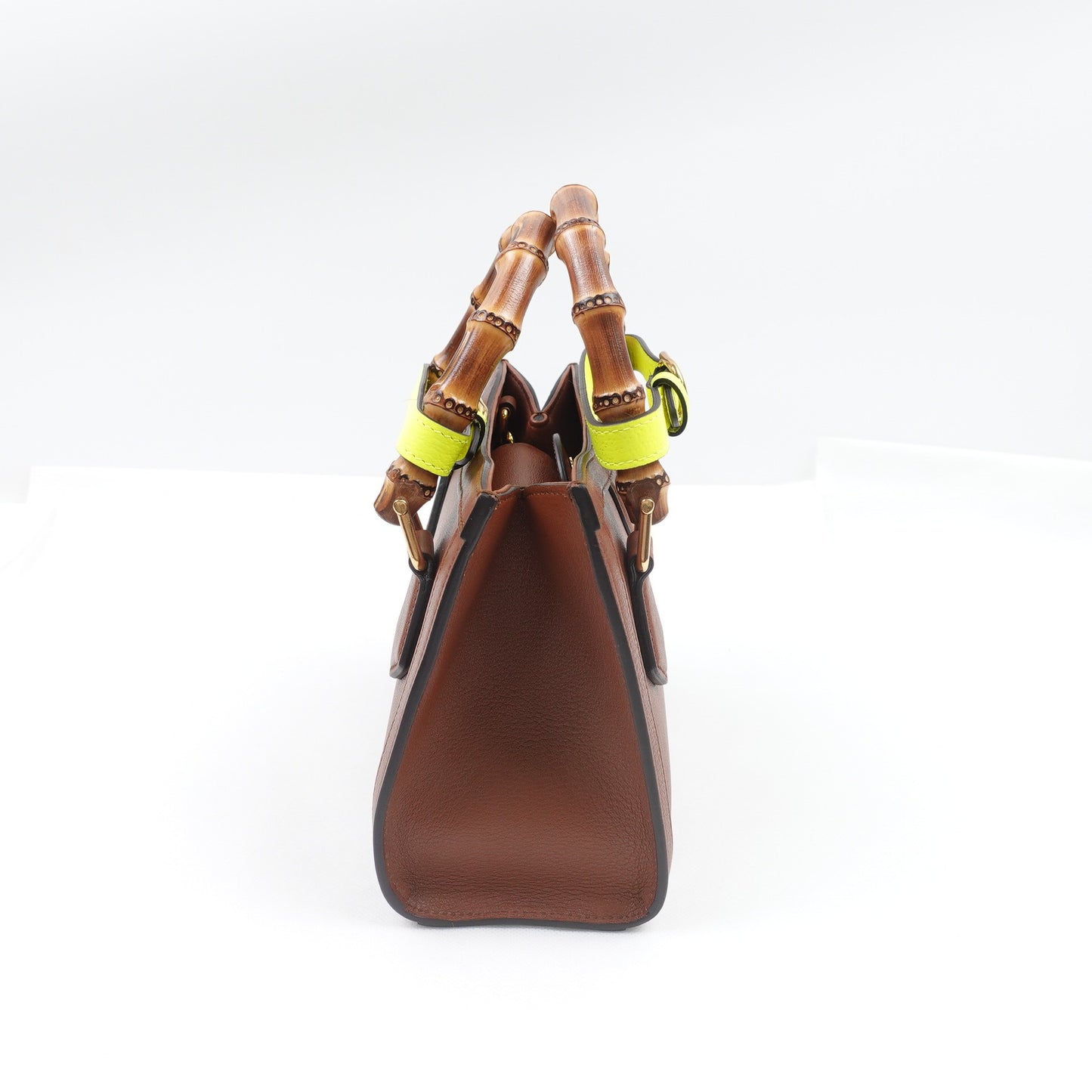 Pre-owned Gucci Diana Brown Calfskin Shoulder Bag