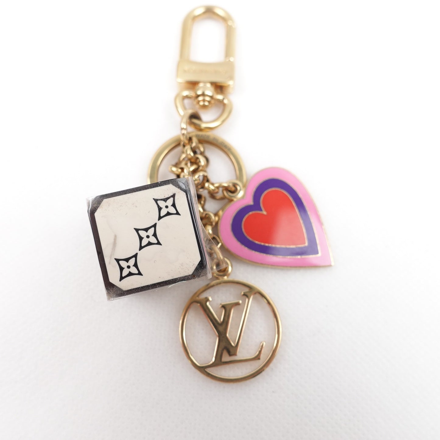Pre-owned Louis Vuitton Multicolor Metal Bag Charm