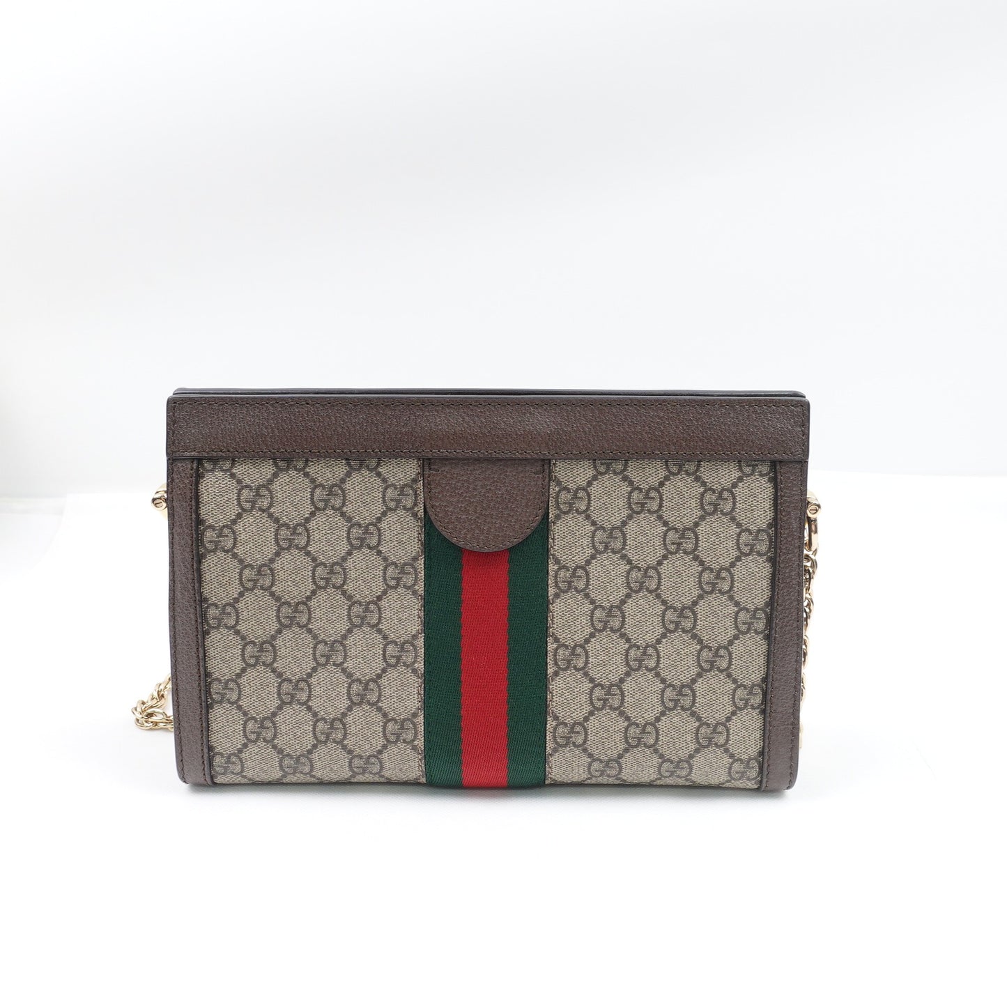 Pre-owned Gucci Ophidia Monogram Coated Canvas Shoulder Bag