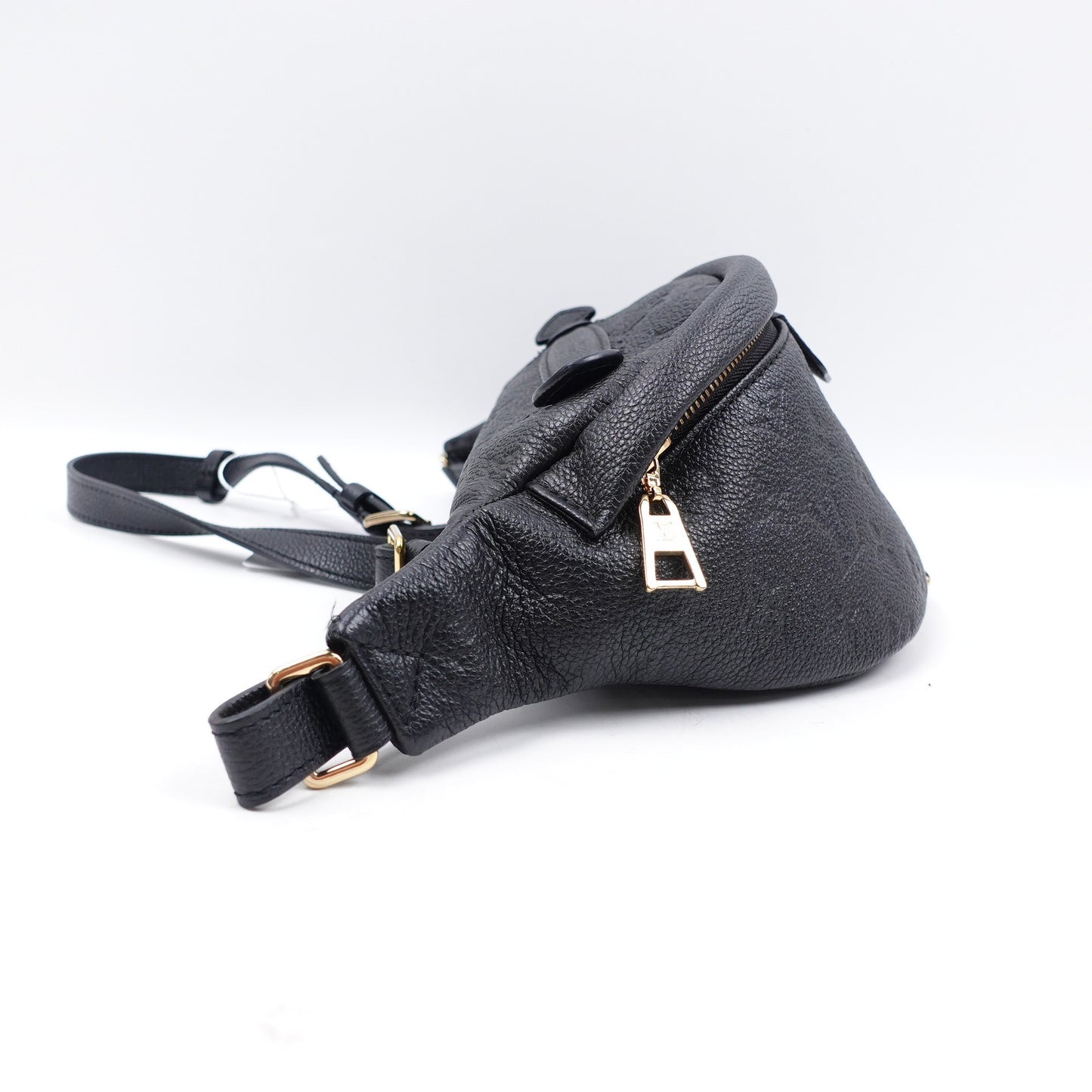 Pre-owned Louis Vuitton Black Bumbag Calfskin Belt Bag