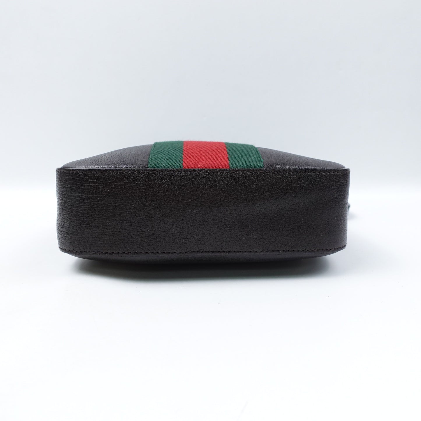Pre-owned Gucci Ophidia Black Calfskin Shoulder Bag