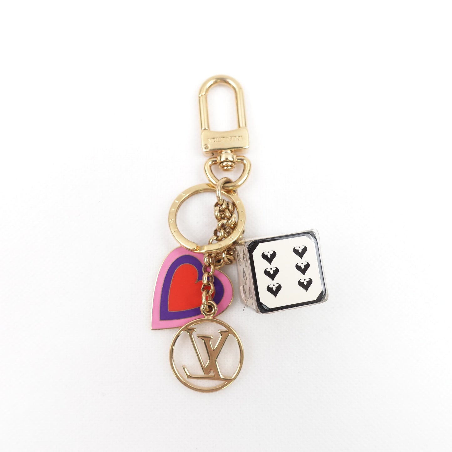 Pre-owned Louis Vuitton Multicolor Metal Bag Charm