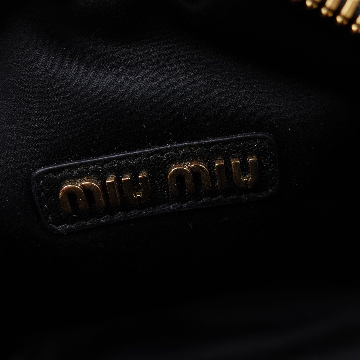 Pre-owned Miumiu Mini Black Vernis Shoulder Bag