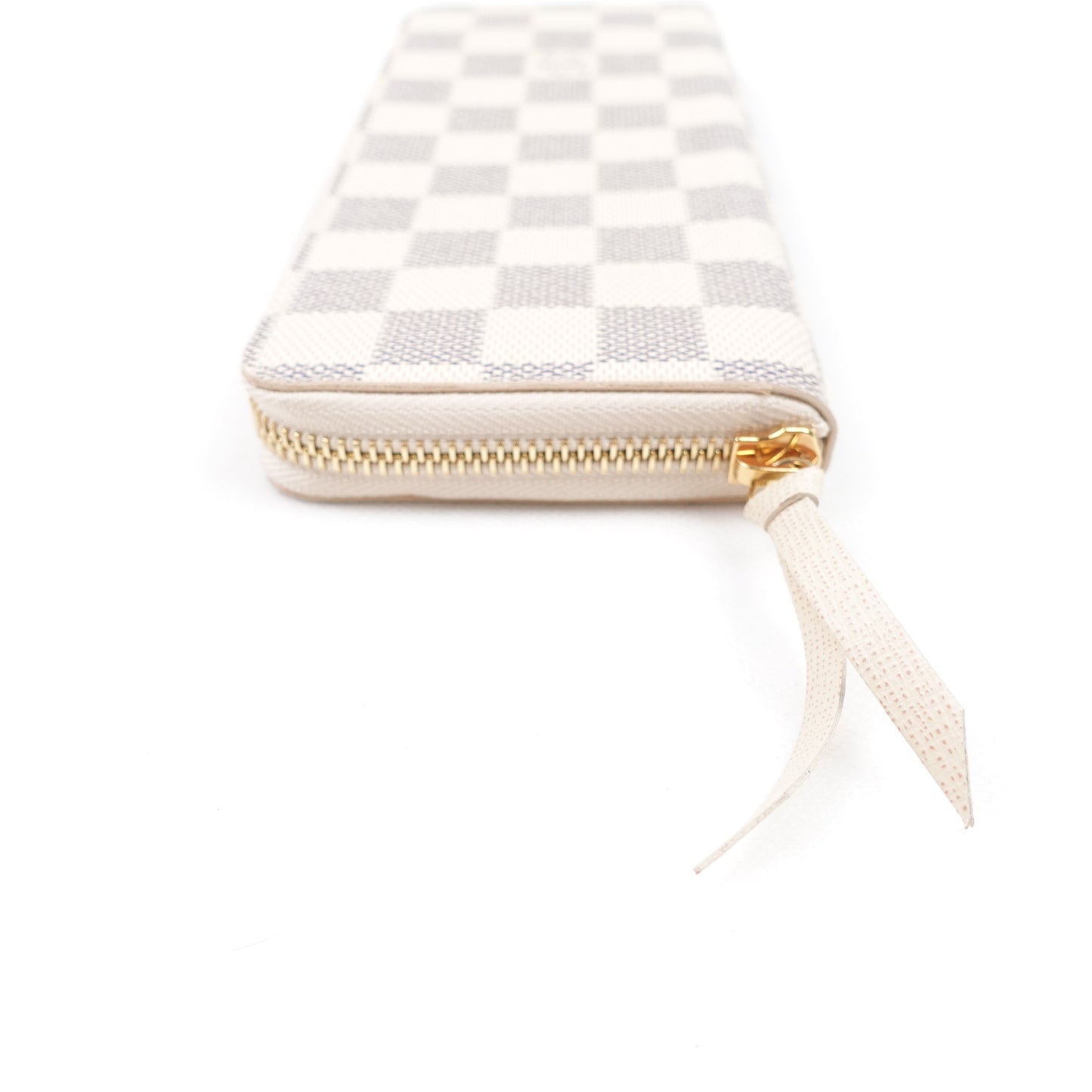 Pre-Owned Louis Vuitton Clemence Azur Ebene Coated Canvas Wallet