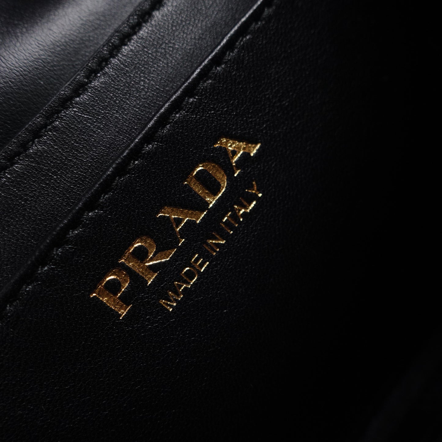 Pre-owned Prada Black Calfskin Shoulder Bag