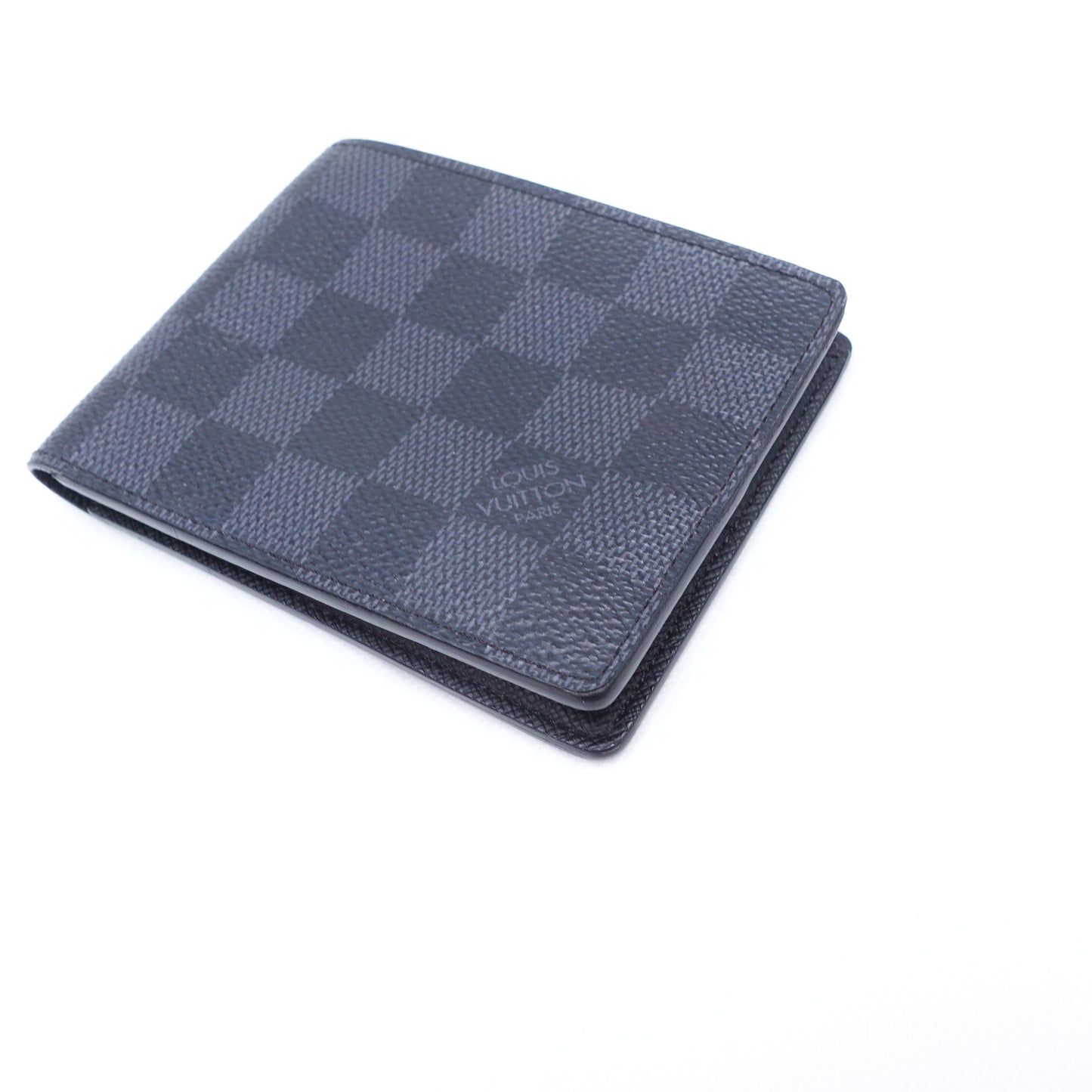 Pre-Owned Louis Vuitton Muitiple Black Ebene Coated Canvas Wallet