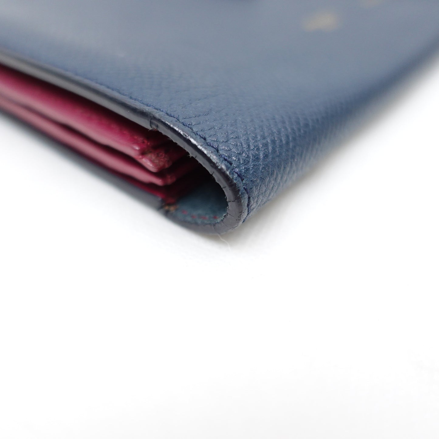 Pre-owned Celine Blue Calfskin Wallet