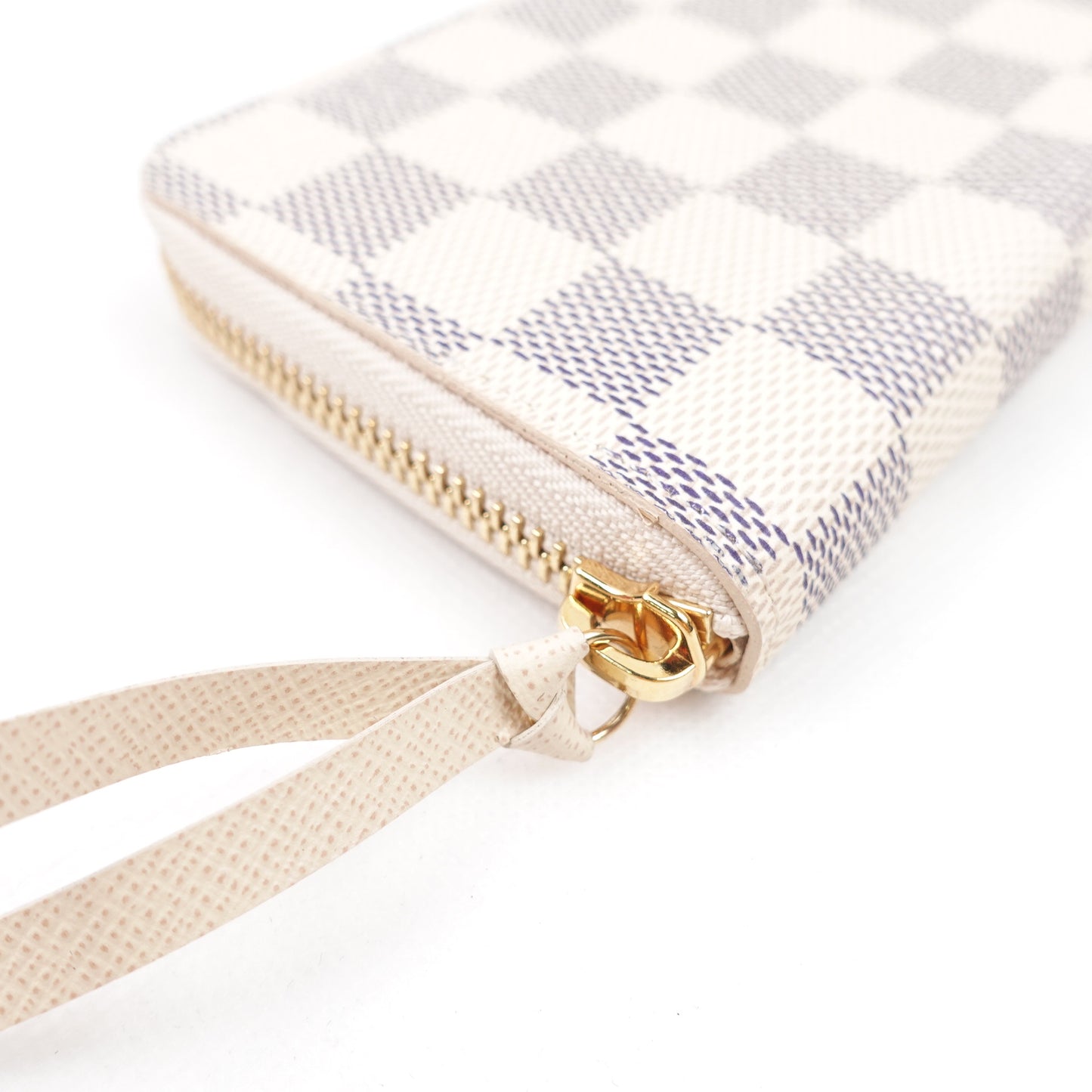 Pre-Owned Louis Vuitton Clemence Azur Ebene Coated Canvas Wallet