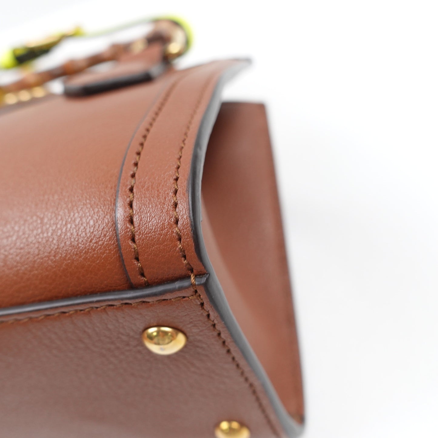 Pre-owned Gucci Diana Brown Calfskin Shoulder Bag
