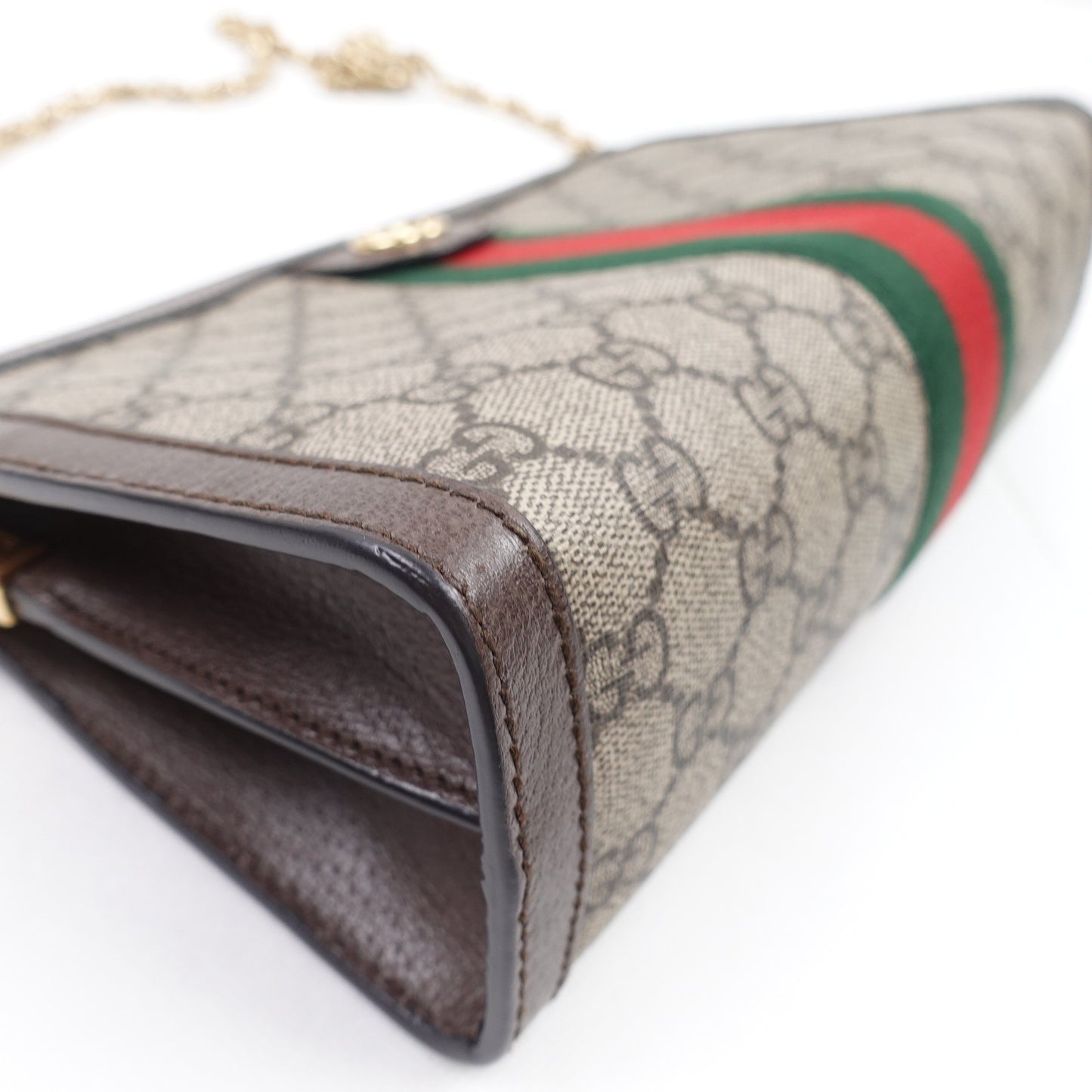 Pre-owned Gucci Ophidia Monogram Coated Canvas Shoulder Bag