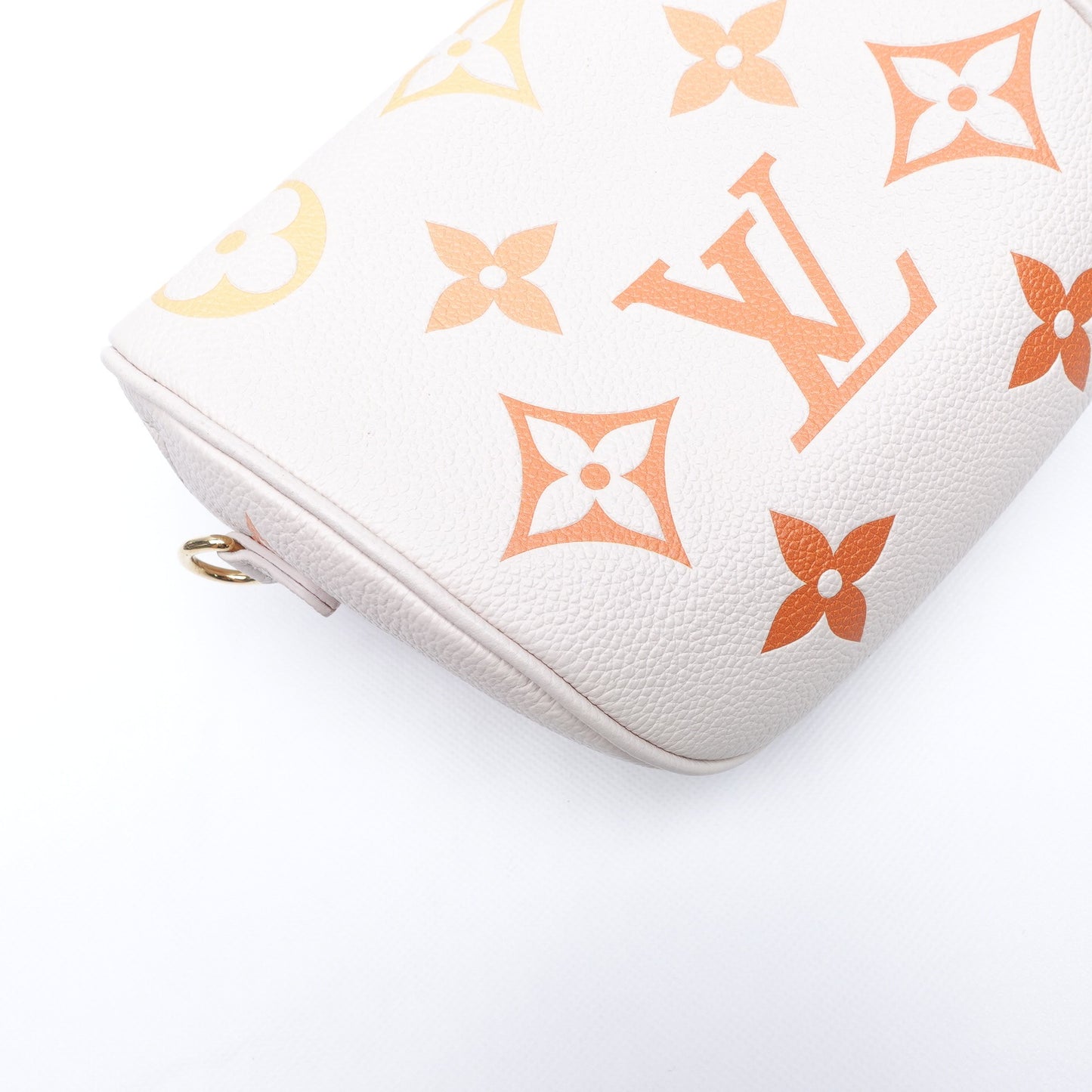 Pre-owned Louis Vuitton Beige & Monogram Calfskin Bumbag