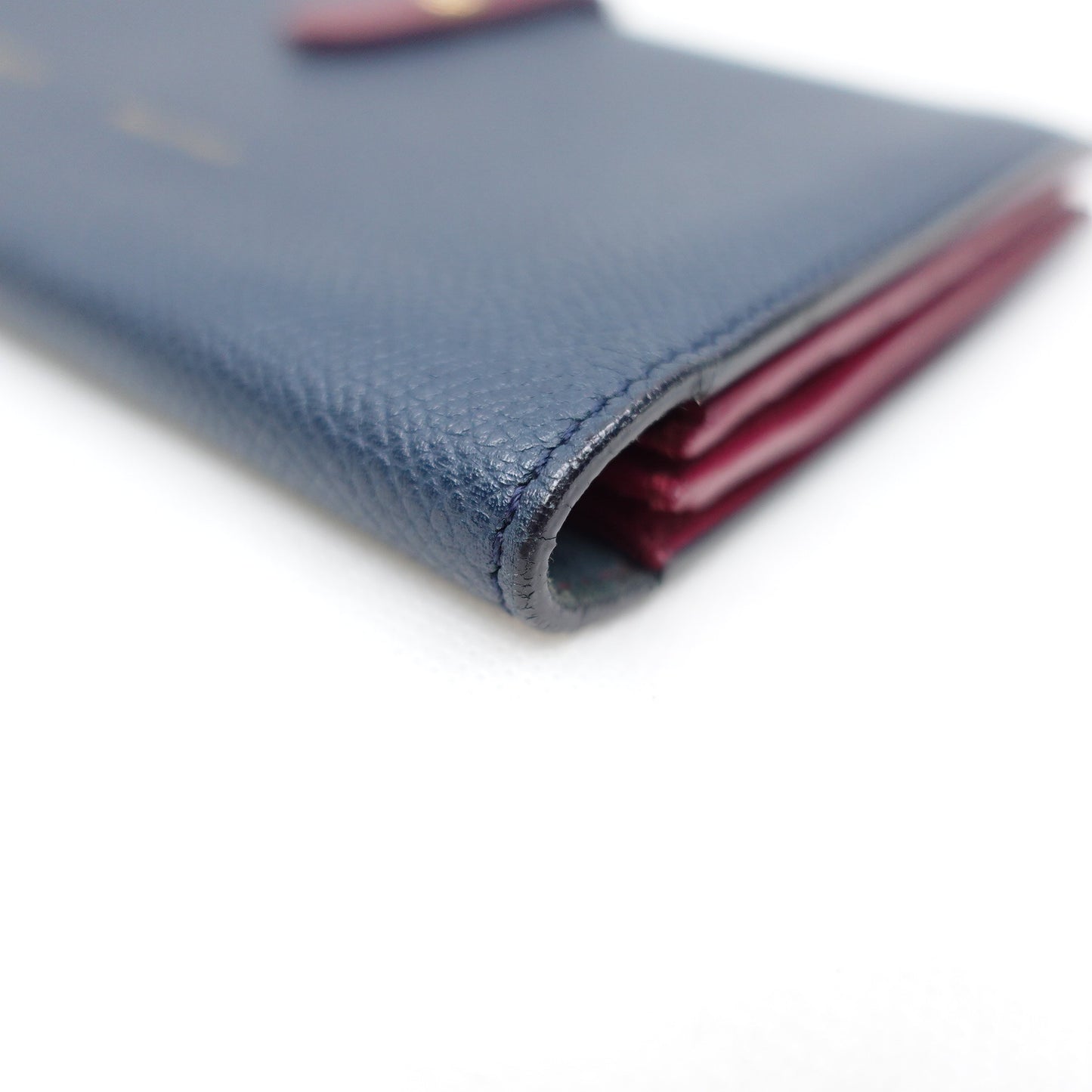 Pre-owned Celine Blue Calfskin Wallet