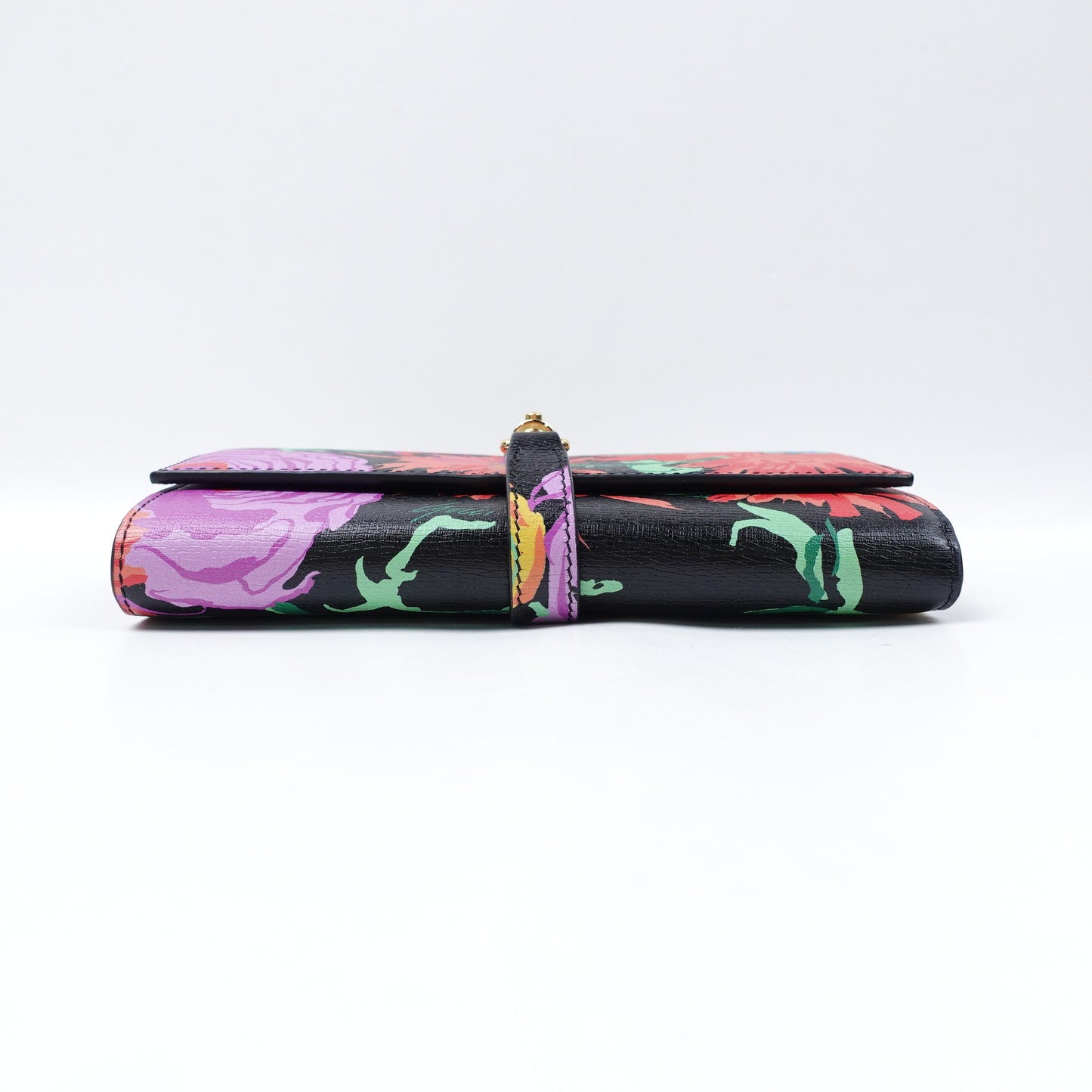 Pre-owned Gucci Jackie 1961 WOC Multicolor Calfskin Shoulder Bag