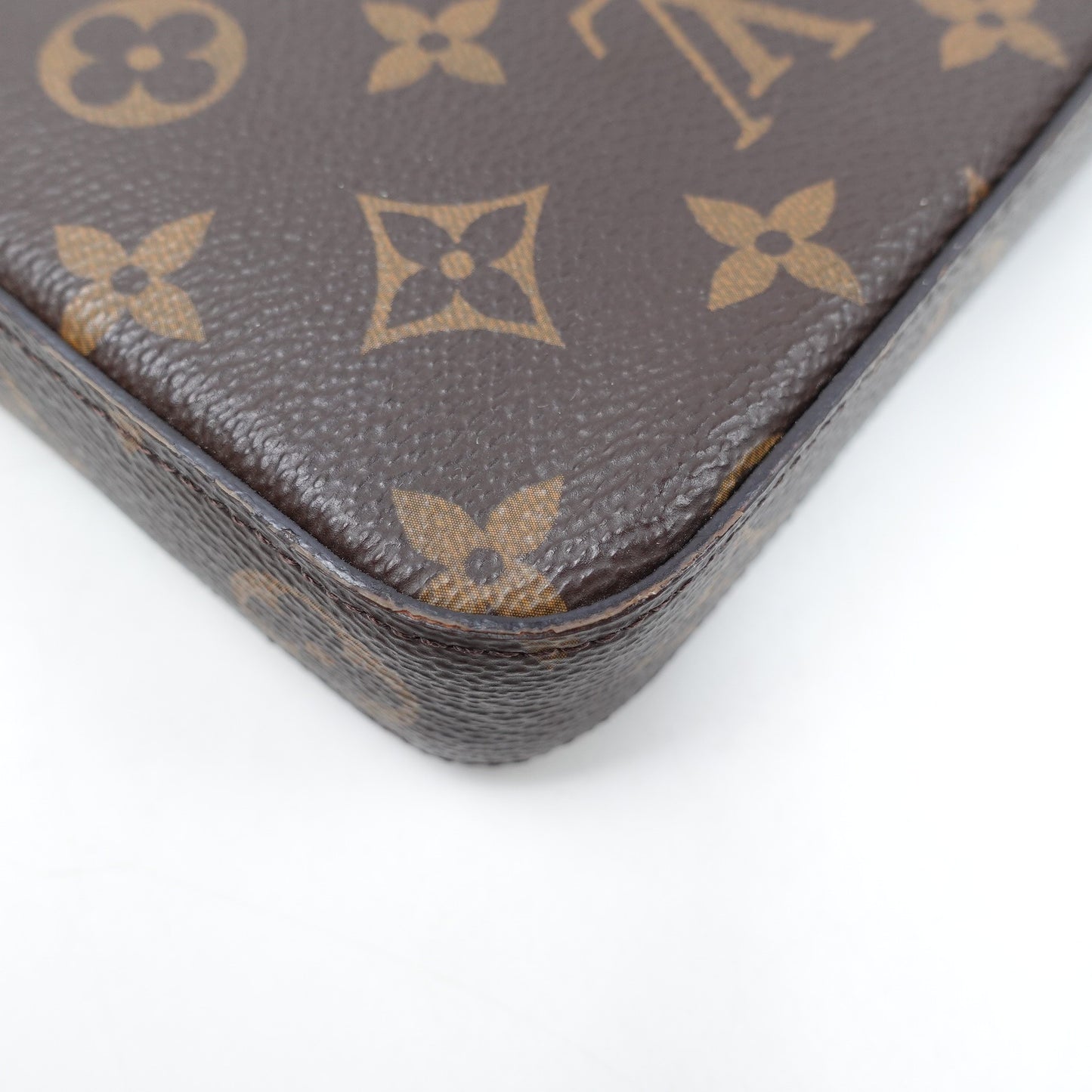 Pre-owned Louis Vuitton Feliclie Monogram Coated Canvas Shoulder Bag