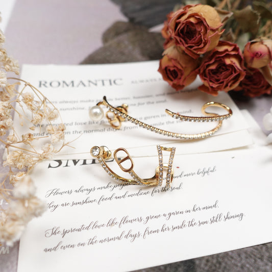 Pre-Owned Dior Gold-tone Metal Earrings