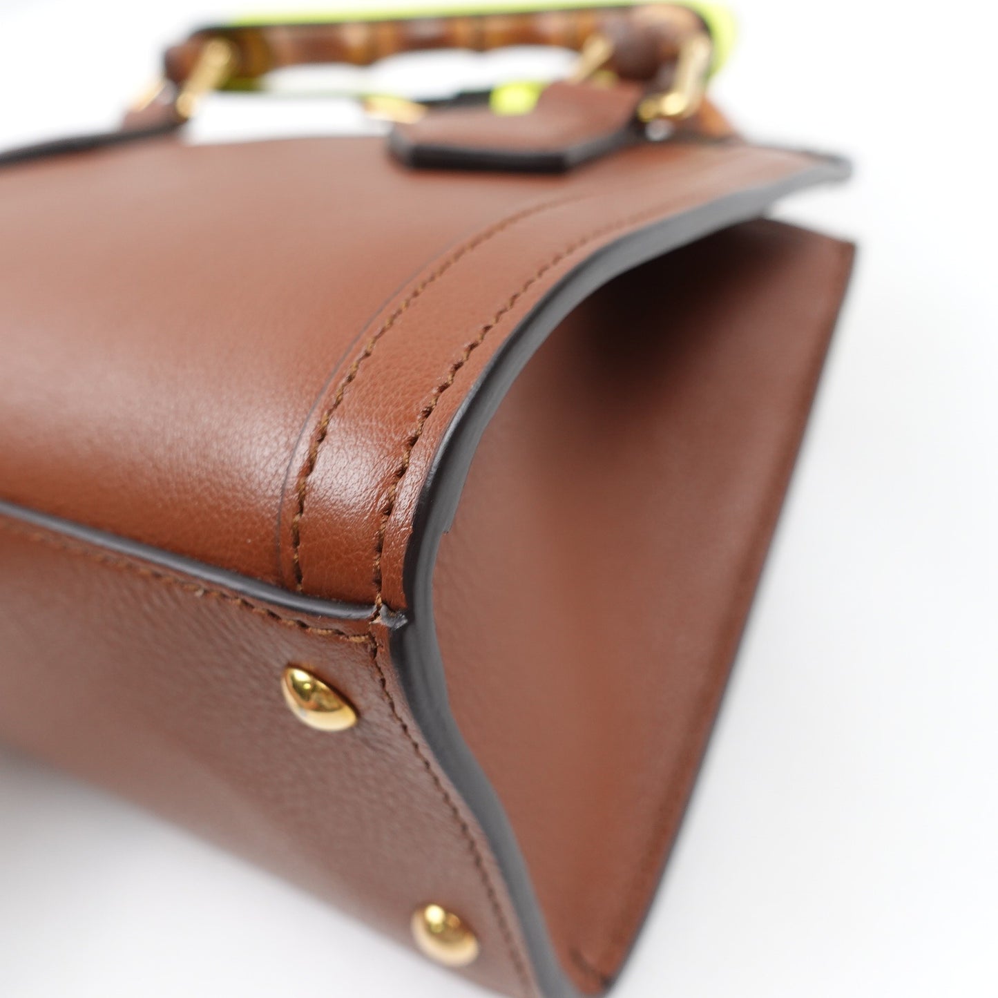 Pre-owned Gucci Diana Brown Calfskin Shoulder Bag