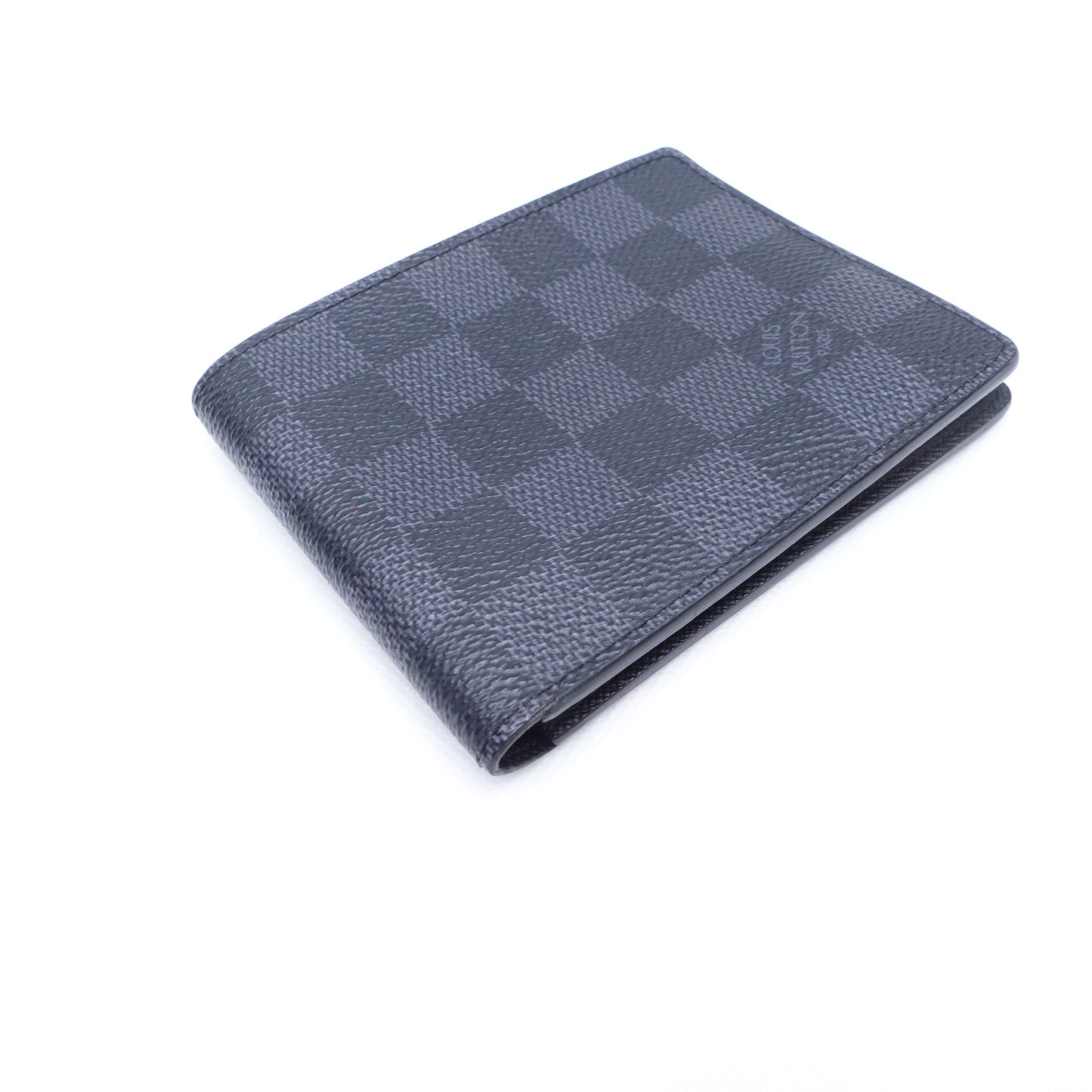 Pre-Owned Louis Vuitton Muitiple Black Ebene Coated Canvas Wallet