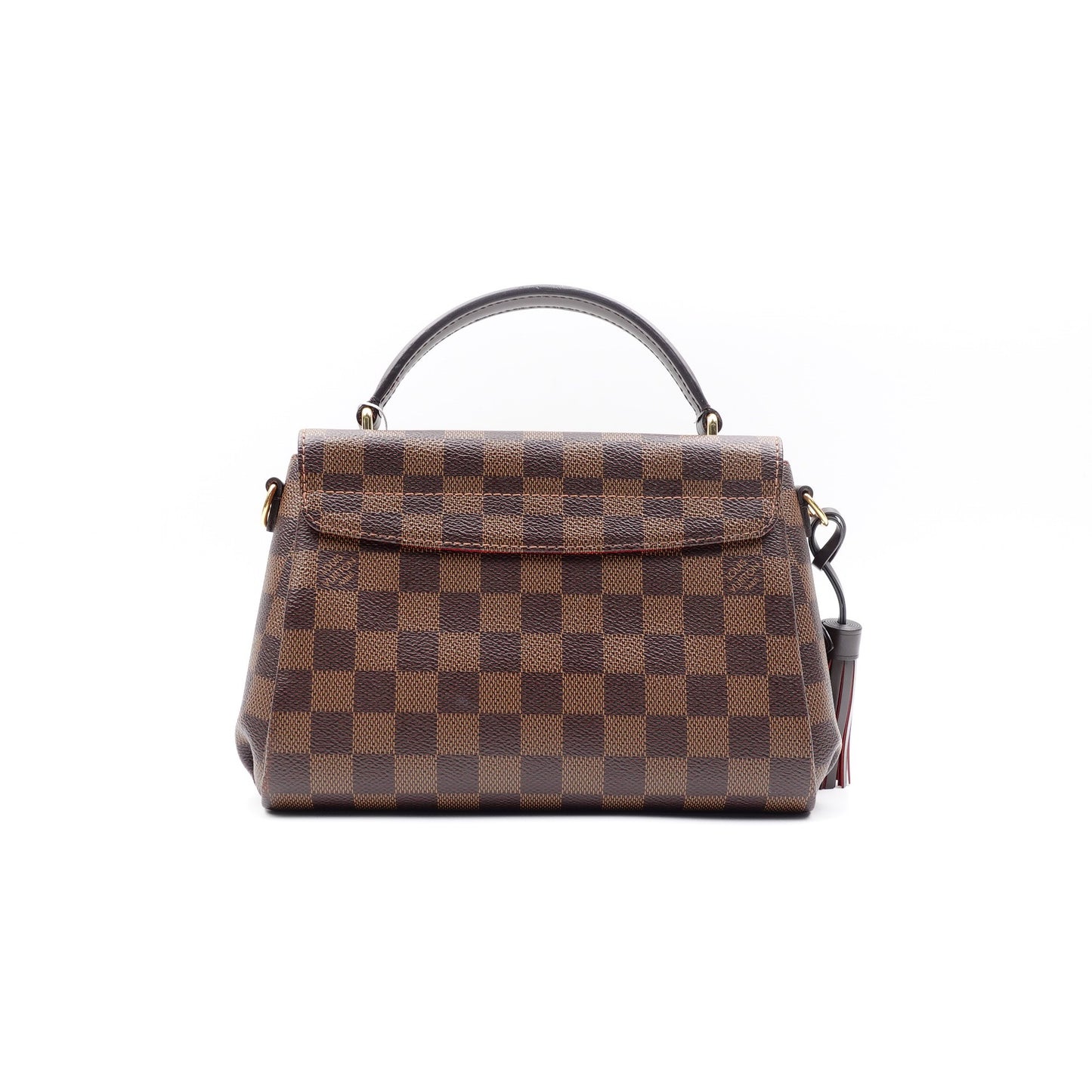 Pre-owned Louis Vuitton Croisette Damier Ebene Coated Canvas Shoulder Bag