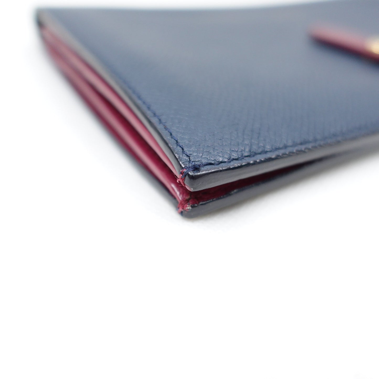 Pre-owned Celine Blue Calfskin Wallet