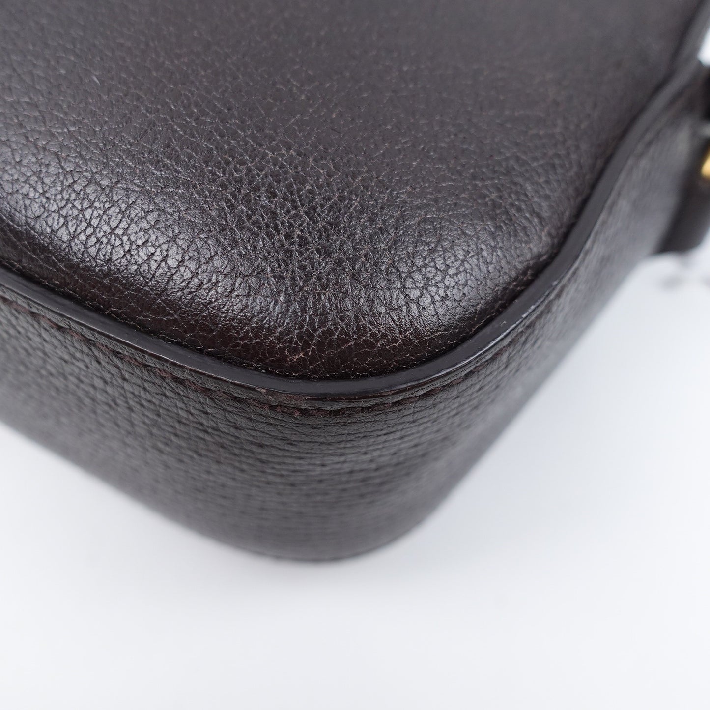 Pre-owned Gucci Ophidia Black Calfskin Shoulder Bag