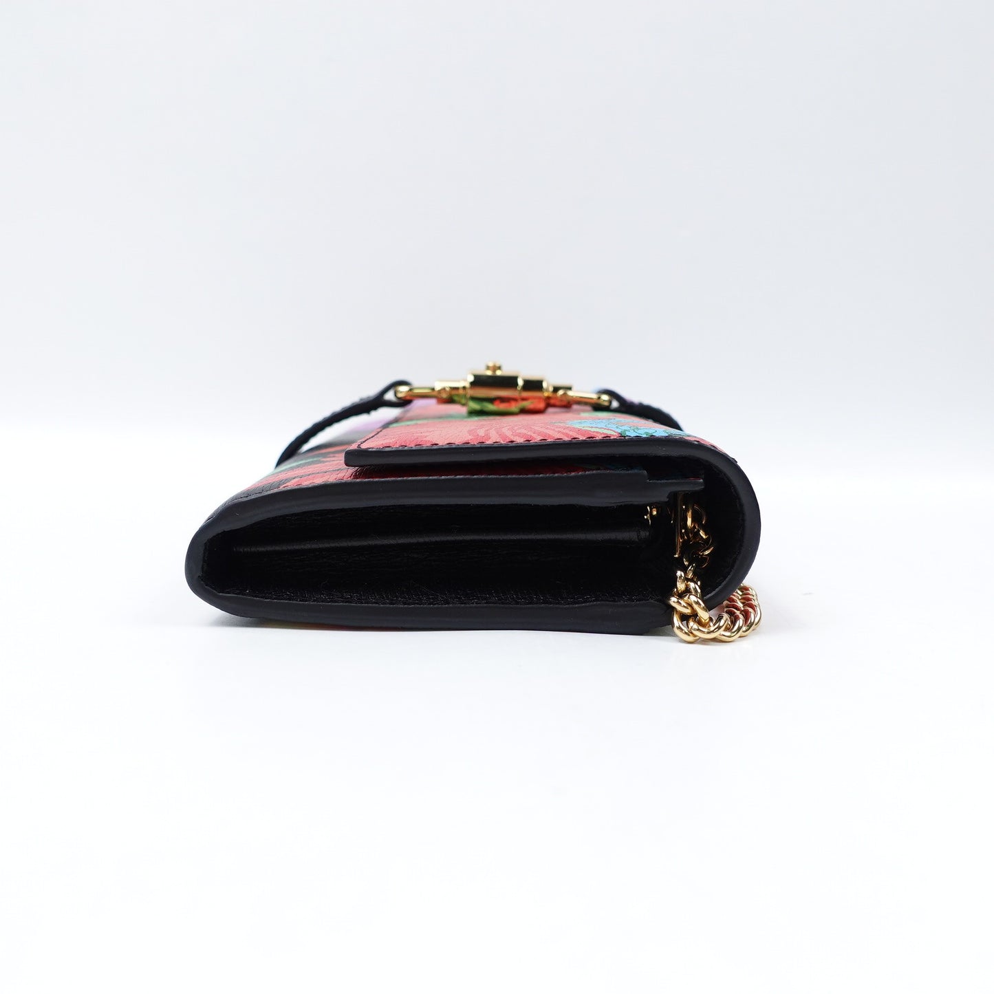 Pre-owned Gucci Jackie 1961 WOC Multicolor Calfskin Shoulder Bag