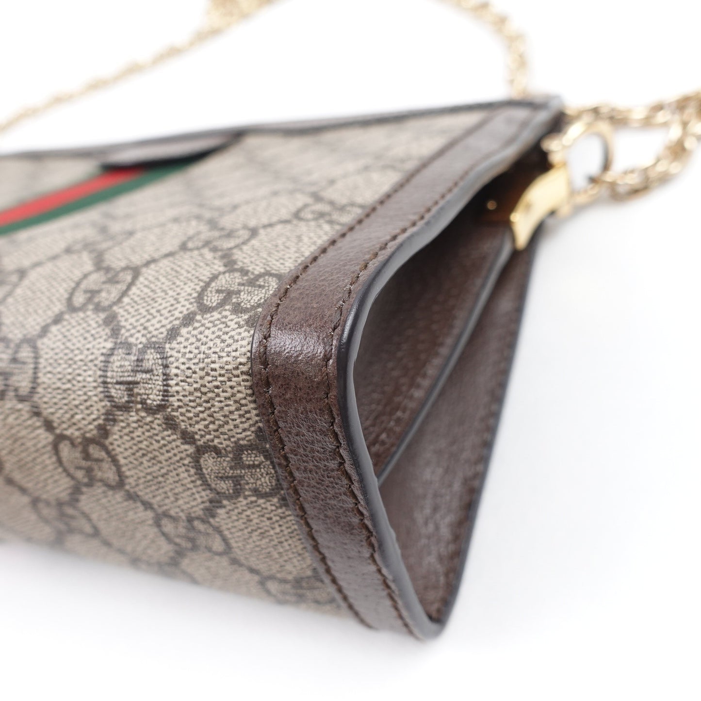 Pre-owned Gucci Ophidia Monogram Coated Canvas Shoulder Bag